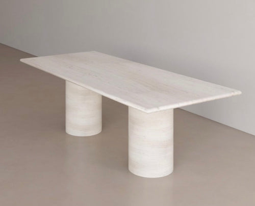 Travertine Rectangle Dining Table