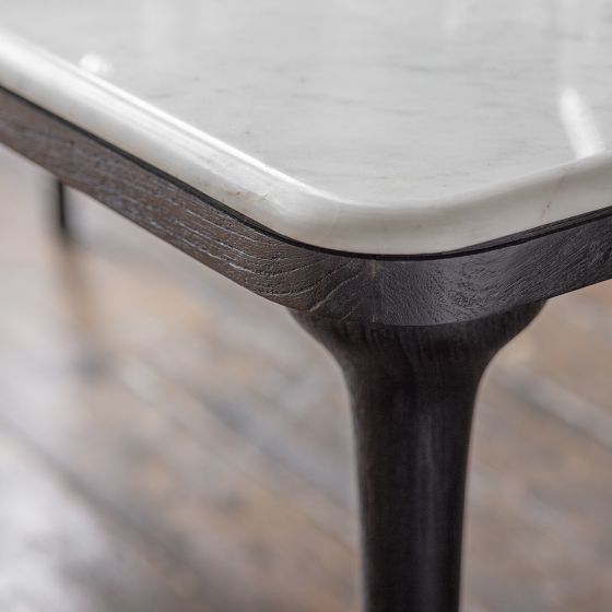 Cone Marble Dining Table 180Cm - Black