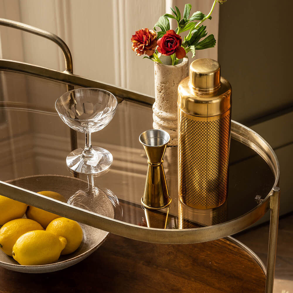 Marble Malone Drinks Trolley