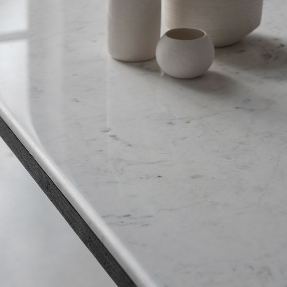 Cone Marble Dining Table 180Cm - Black