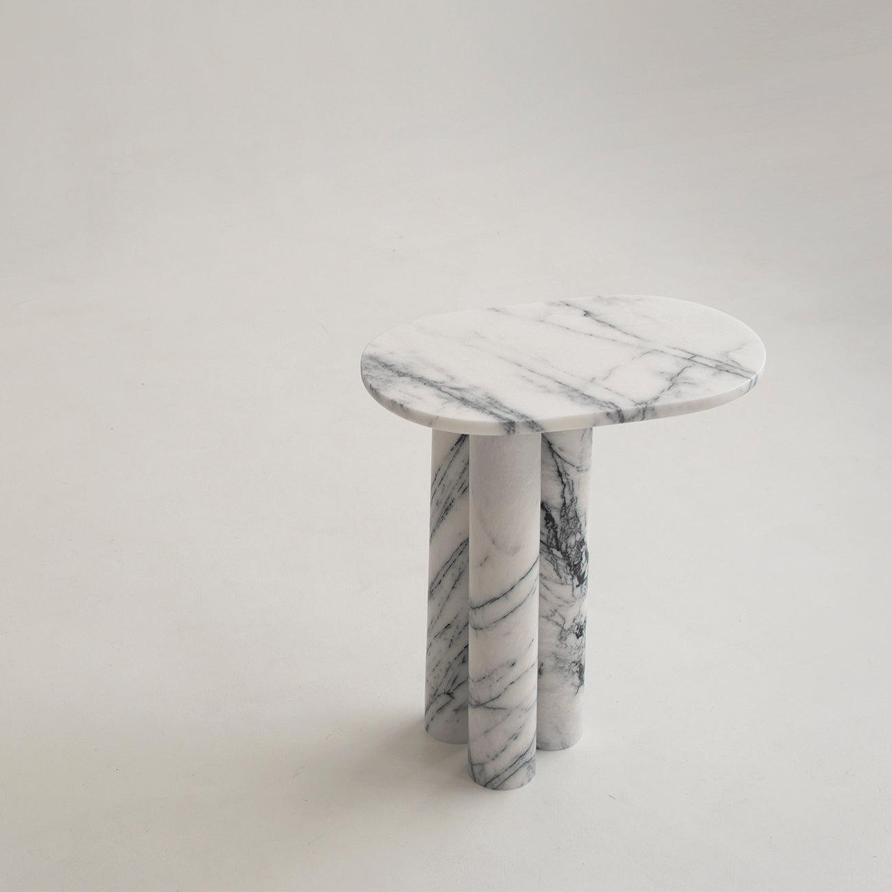 Trio No III - LILAC MARBLE SIDE TABLE