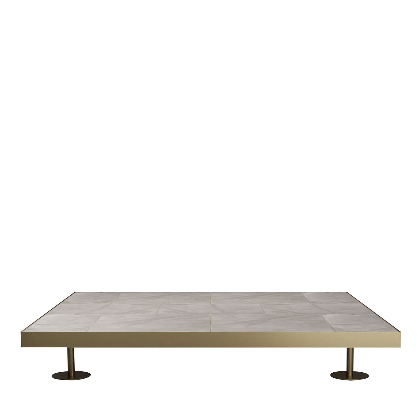 Sofia Majlis Coffee Table in White Onyx