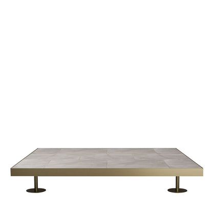 Sofia Majlis Coffee Table in White Onyx