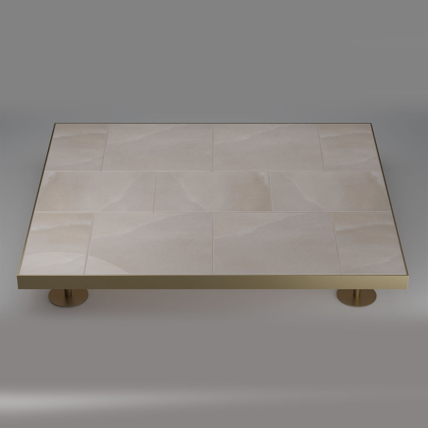 Sofia Majlis Coffee Table in White Onyx