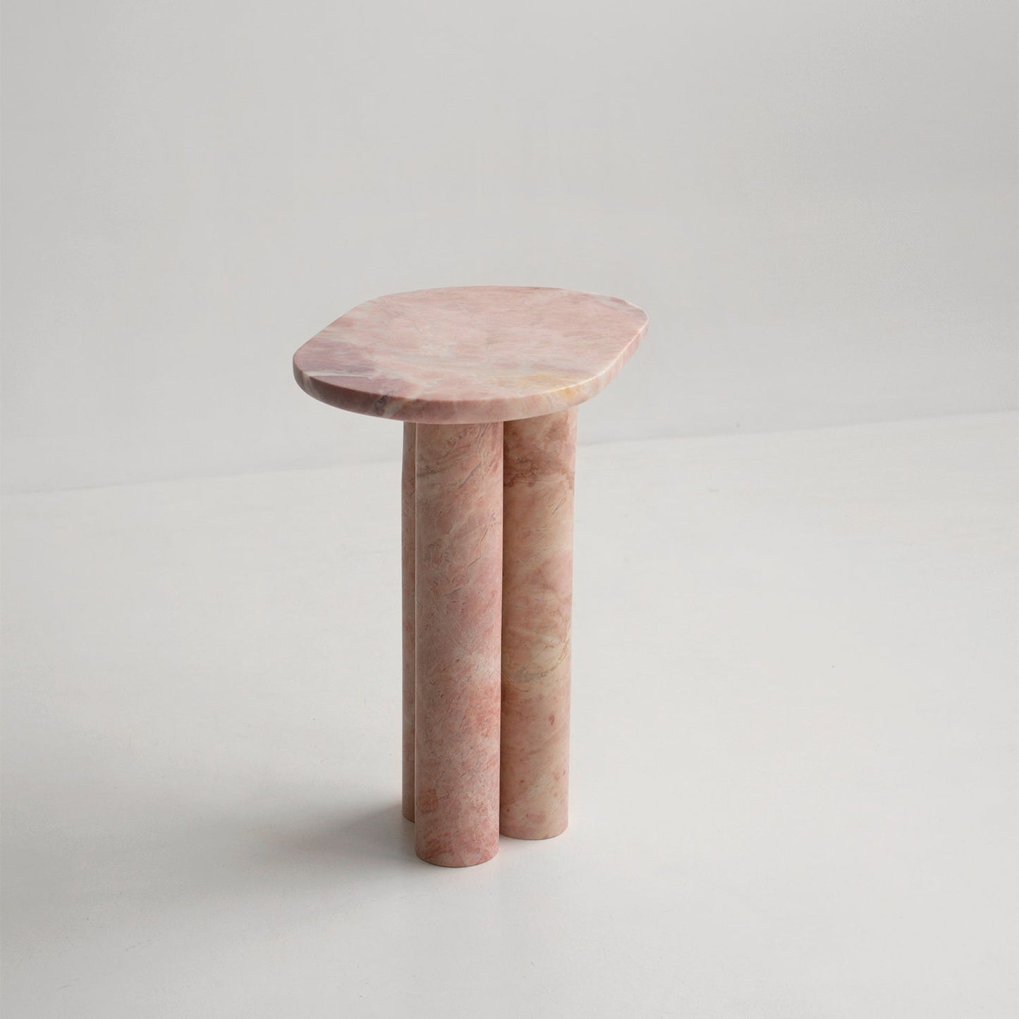 Trio No III - PINK MARBLE SIDE TABLE