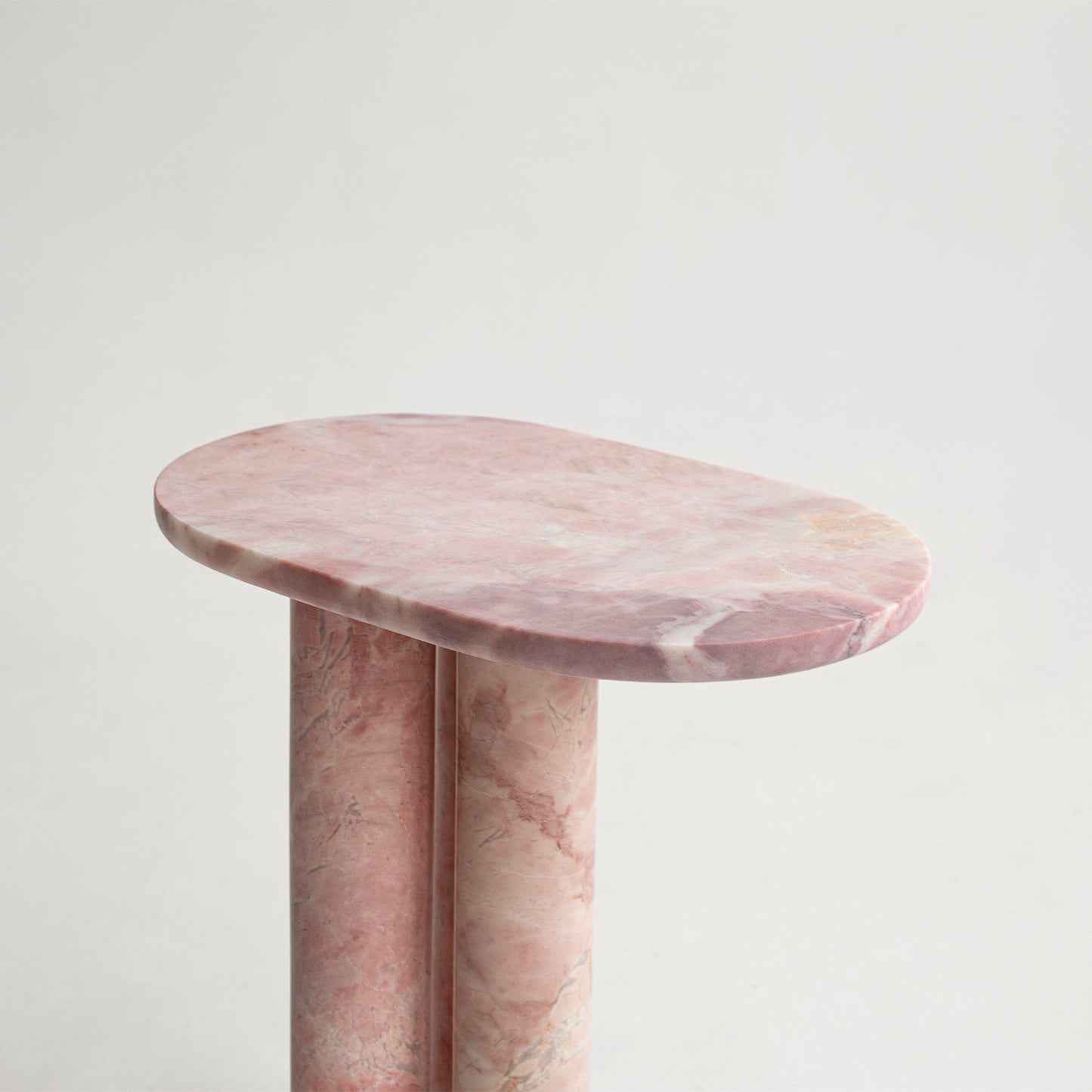 Trio No III - PINK MARBLE SIDE TABLE