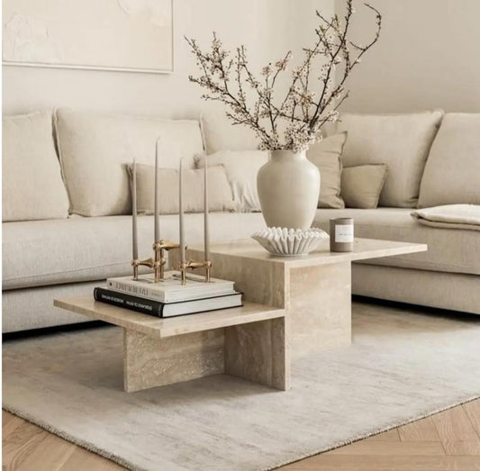 Travertine Coffee Table