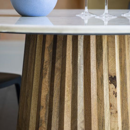 Westbourne Marble Dining Table - Natural