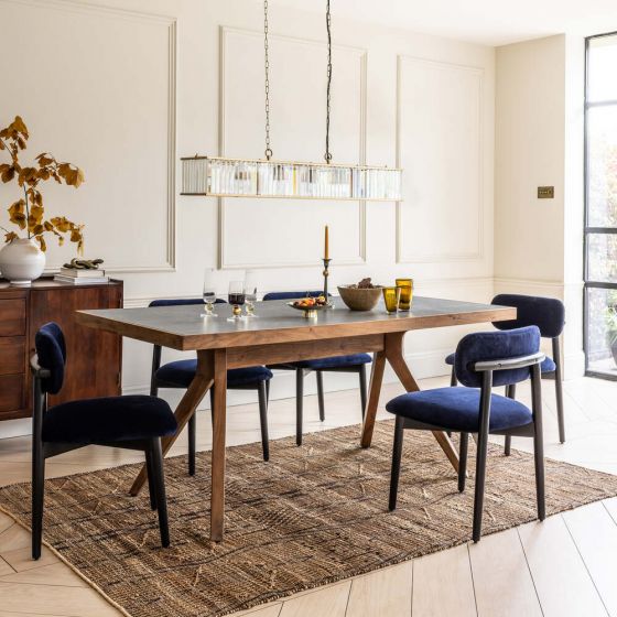 Palermo Ceramic Marble Effect Dining Table