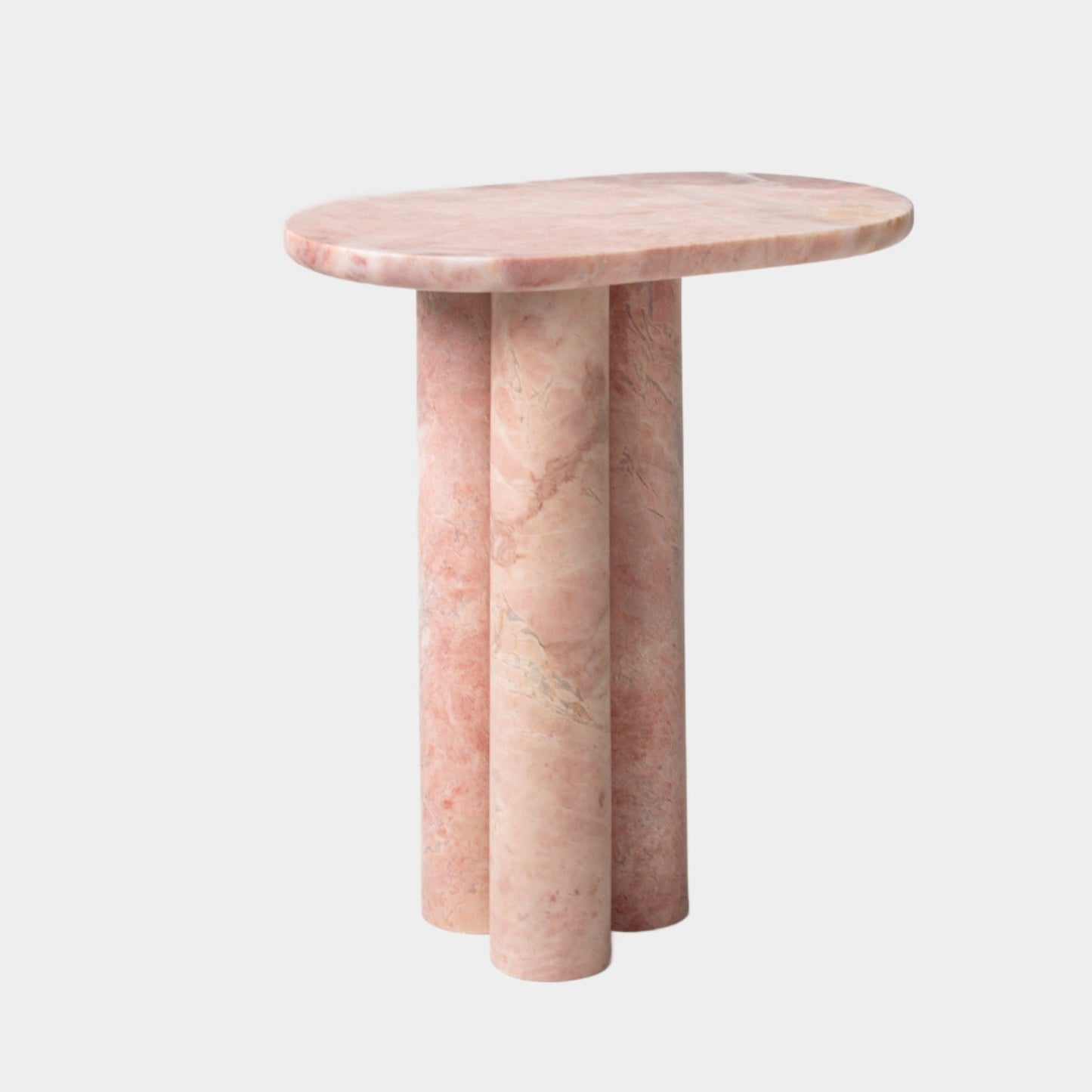 Trio No III - PINK MARBLE SIDE TABLE