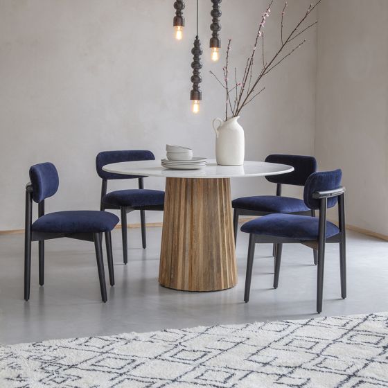 Westbourne Marble Dining Table - Natural